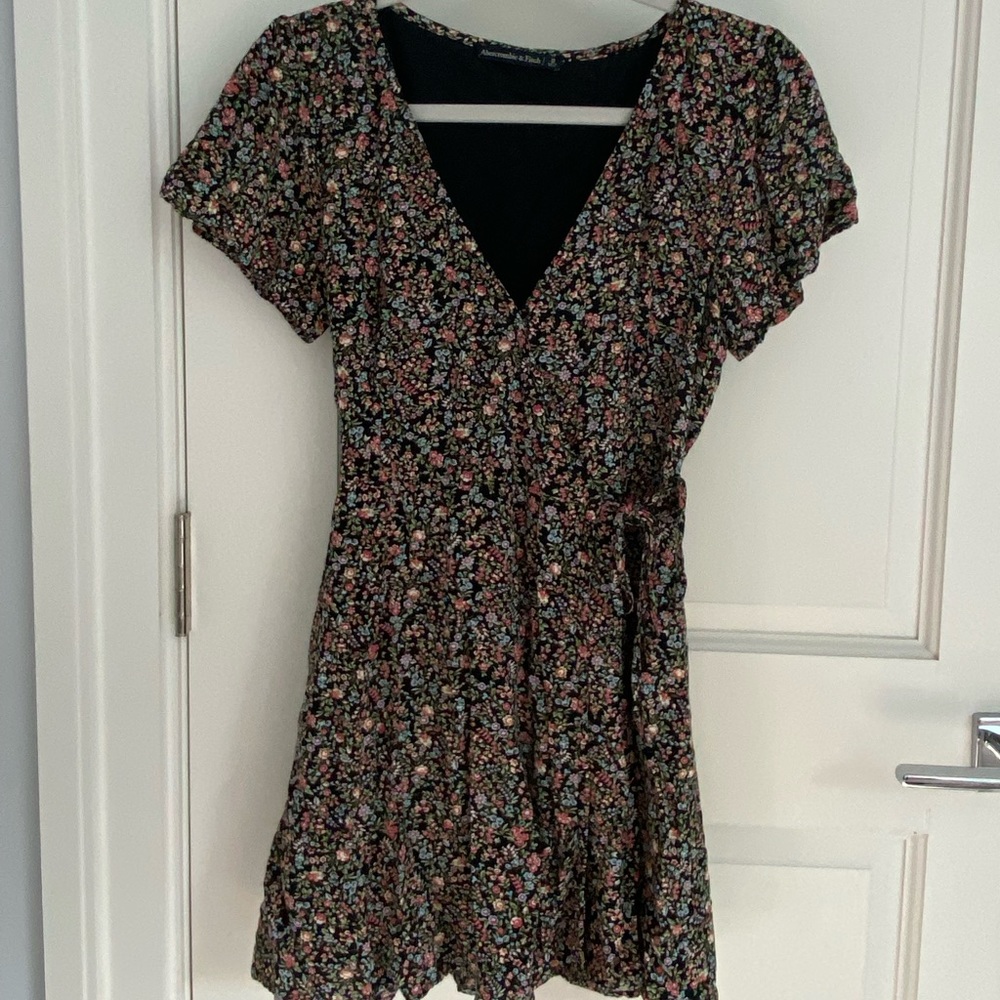 Abercrombie and Fitch Floral Wrap Dress